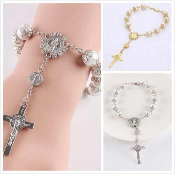 Armband Rose Kreuz