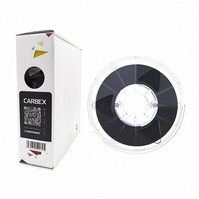 Пластик CARBEX CF от CyberFiber, черный, 1.75 мм, 340 гр