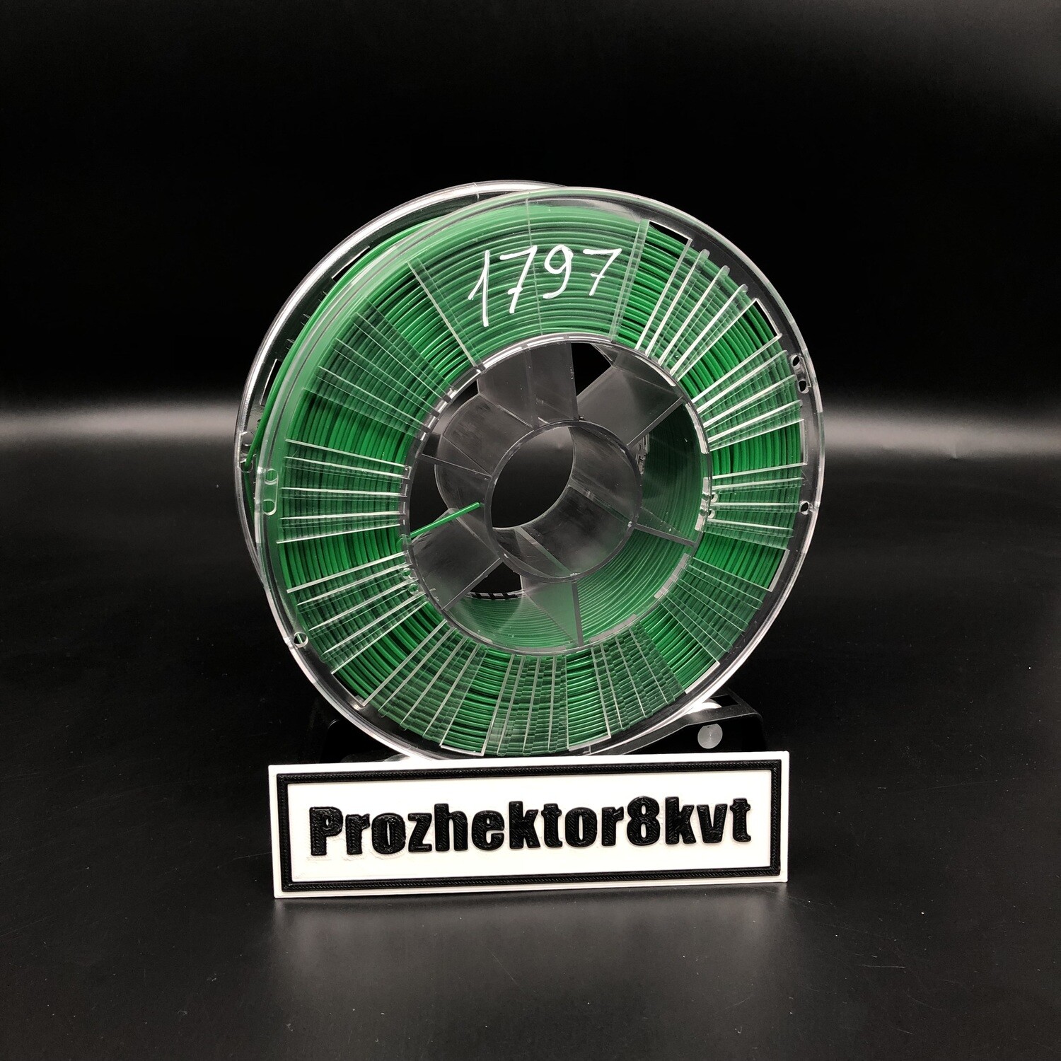 №1797 RELAX (PETG) REC зеленый 1,75 мм, недомот, 748 гр.