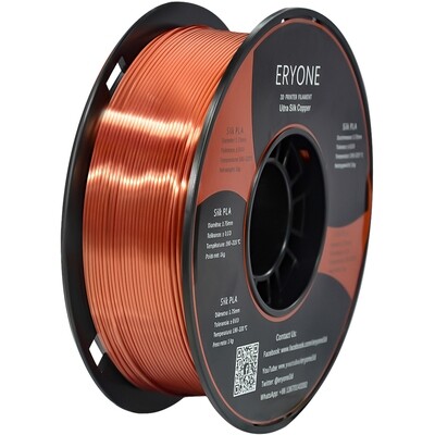 PLA Ultra SILK Copper (Супер шелк Медь) Eryone  1 кг.​​