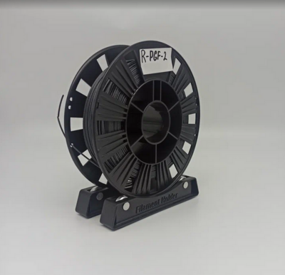 R-PGF-2 Пластик PETG GF REC темно-серый 1,75 мм, недомот, 392 гр.