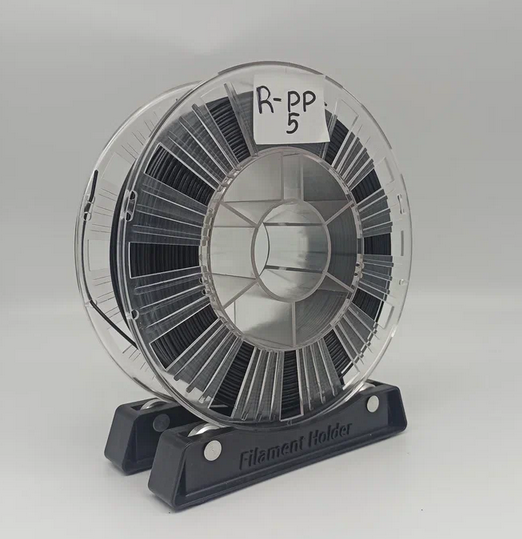 Номер R-PP-5 Пластик PP REC черный 1,75 мм, недомот, 392 гр.