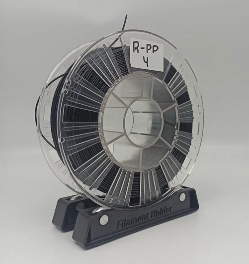 Номер R-PP-4 Пластик PP REC черный 1,75 мм, недомот, 390 гр.