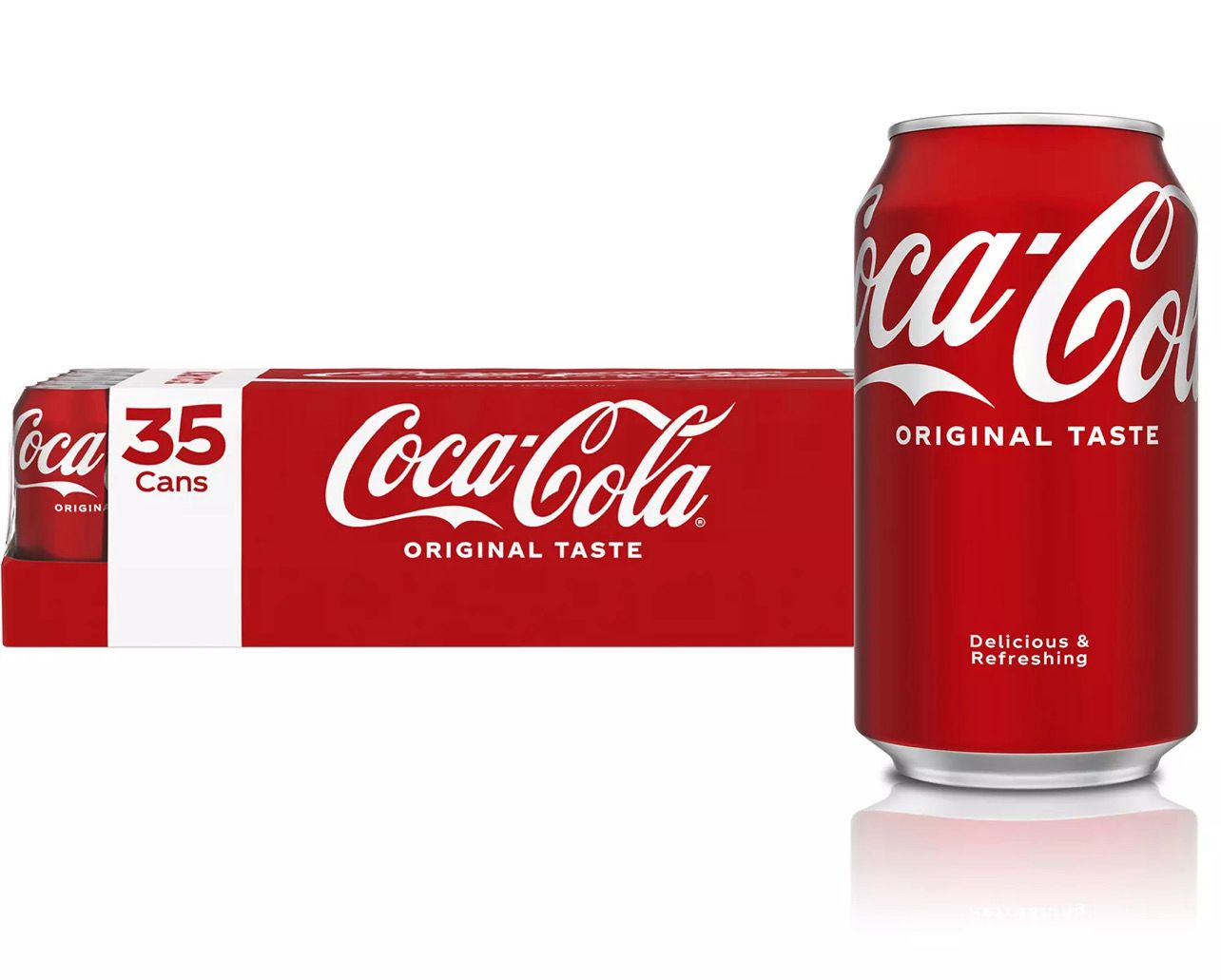 Classic Coca-Cola Original Taste Soda, 12 fl oz, 35 ct