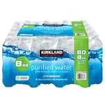 Kirkland Signature Purified Drinking Water, 8 fl oz, 80 ct