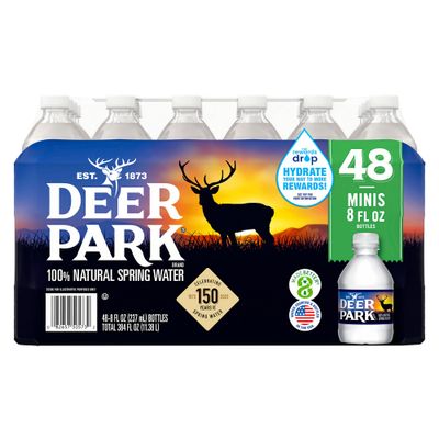 Deer Park 100% Natural Spring Water, 48 pk./8 oz.