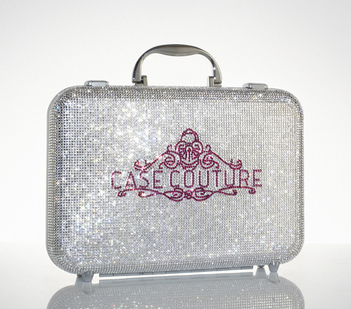 Med Aluminium Case Swarovski Crystals