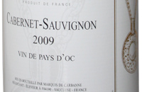 2009 Cabernet Sauvignon / Vin de Pays d&#39;Oc