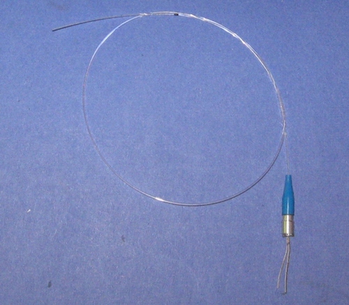 LE-3B-HP: PCB-mountable fiber pigtailed LED, ~455 nm, SMA905 connector