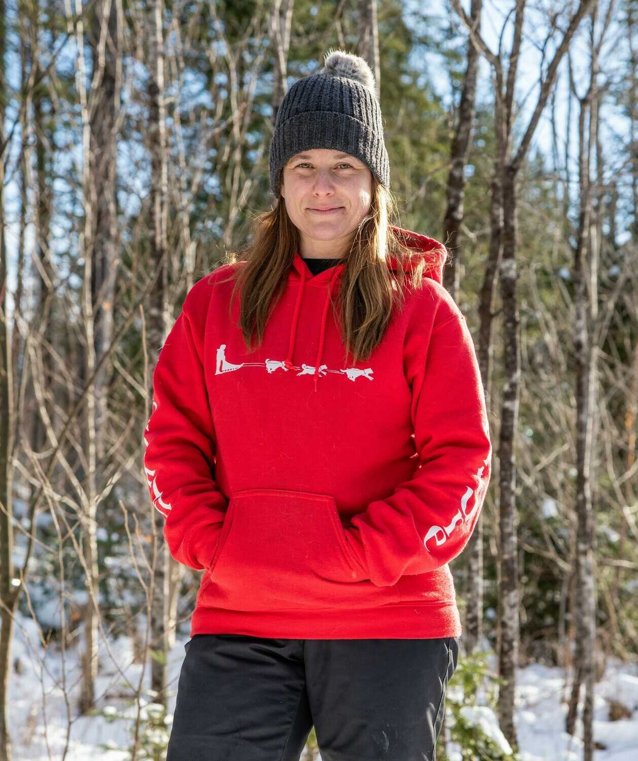 Hoodie Team Alaskan Rouge
