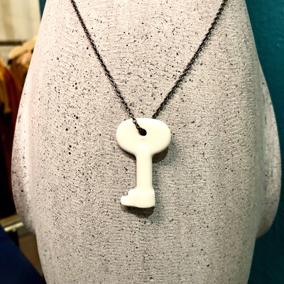 Ceramic Key Necklace