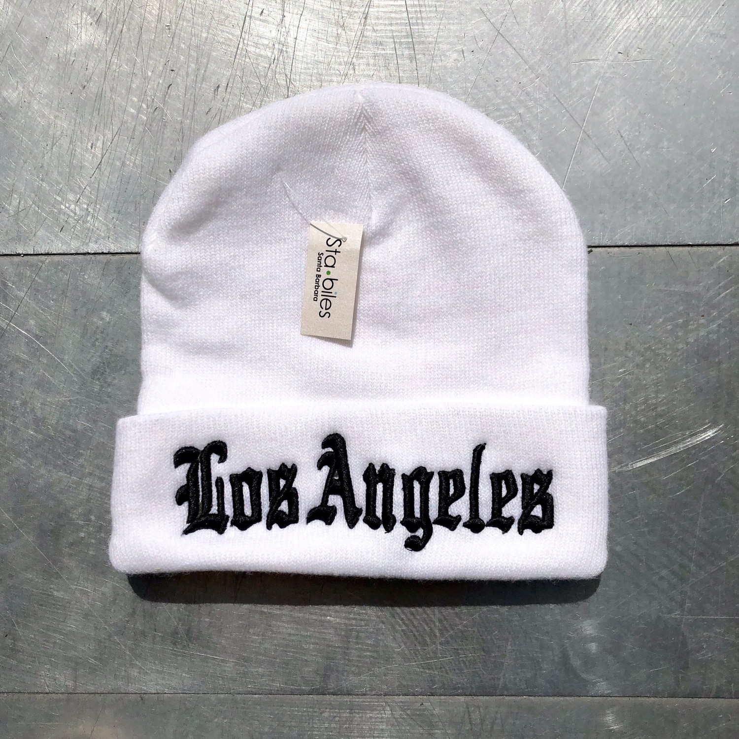 Los Angeles Beanie WHITE