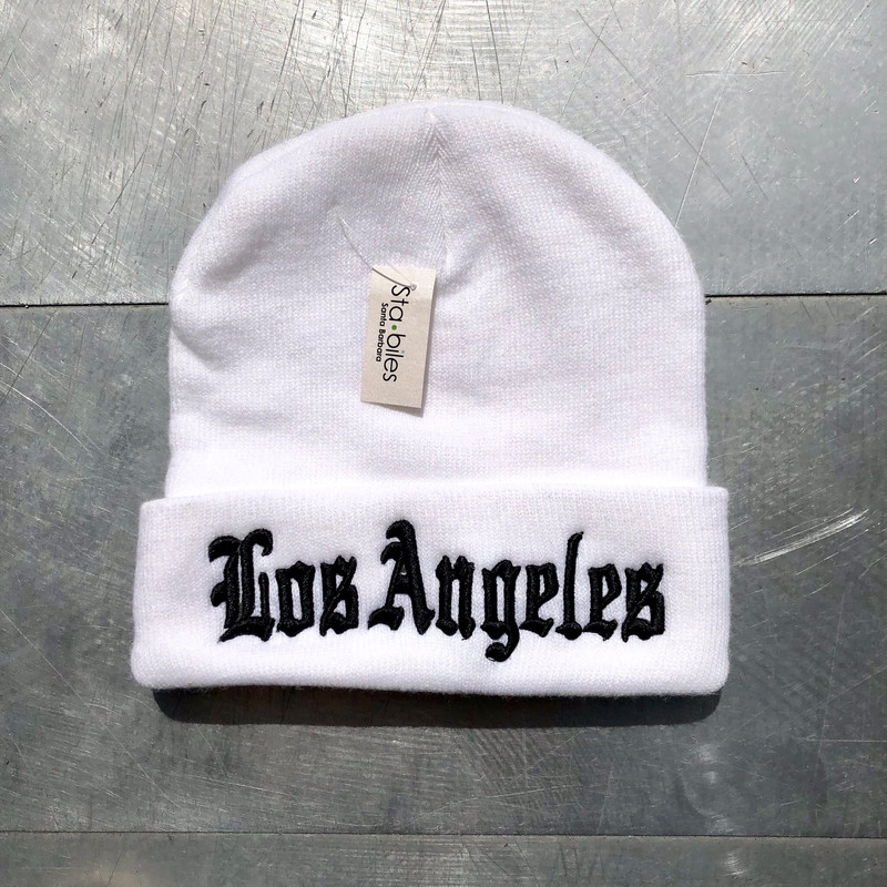 Los Angeles Beanie WHITE