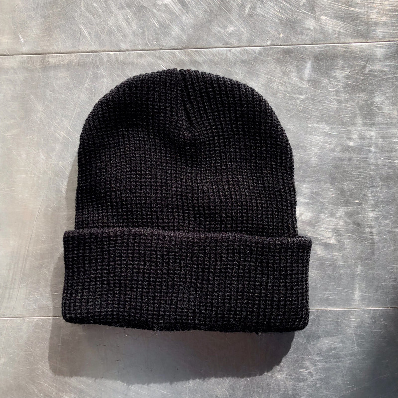 Black Knit Beanie 