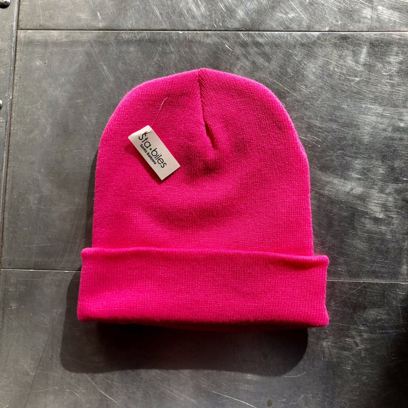 Hot Pink Knit Beanie