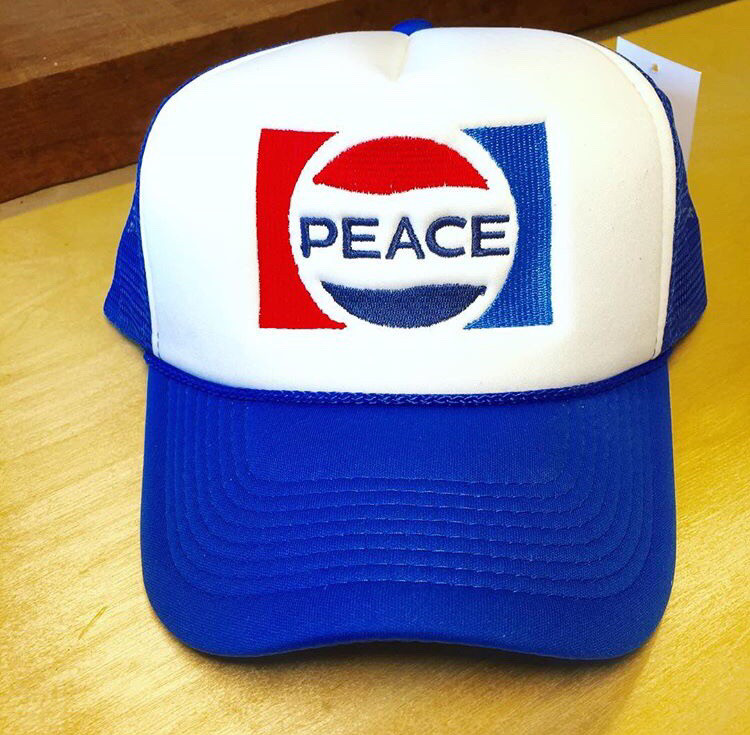 PEACE HAT Royal Blue