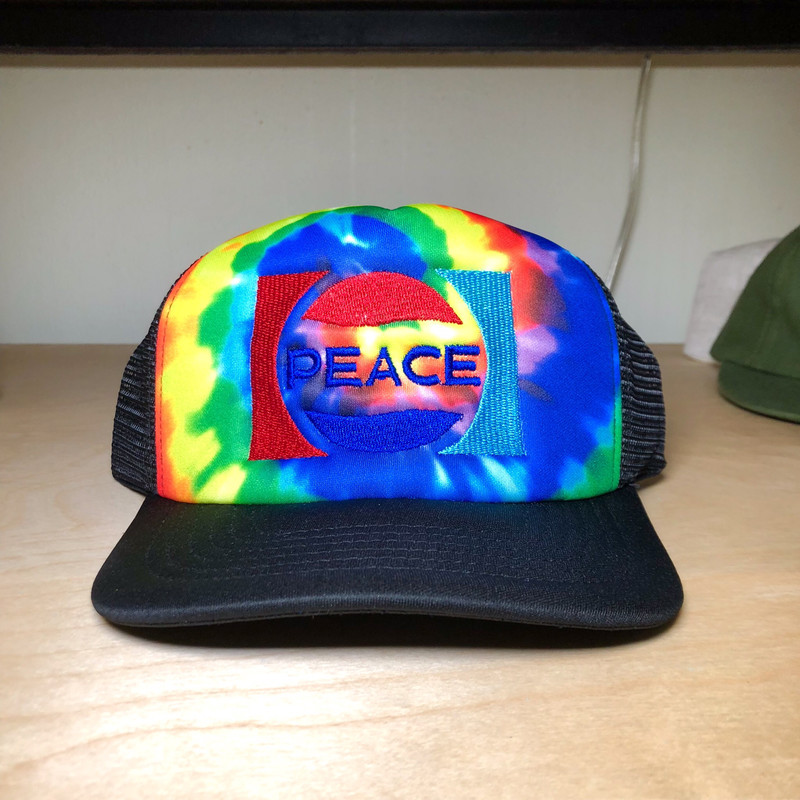 PEACE HAT Tie Dye