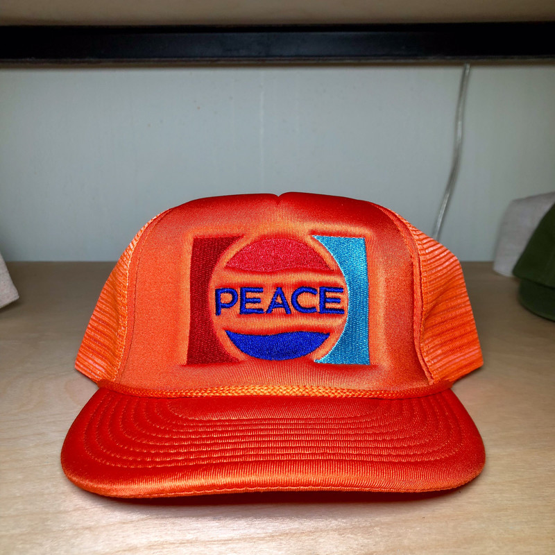 PEACE HAT Orange on Orange LIMITED EDITION