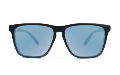 Fast Lanes Matte Black with Sky Blue