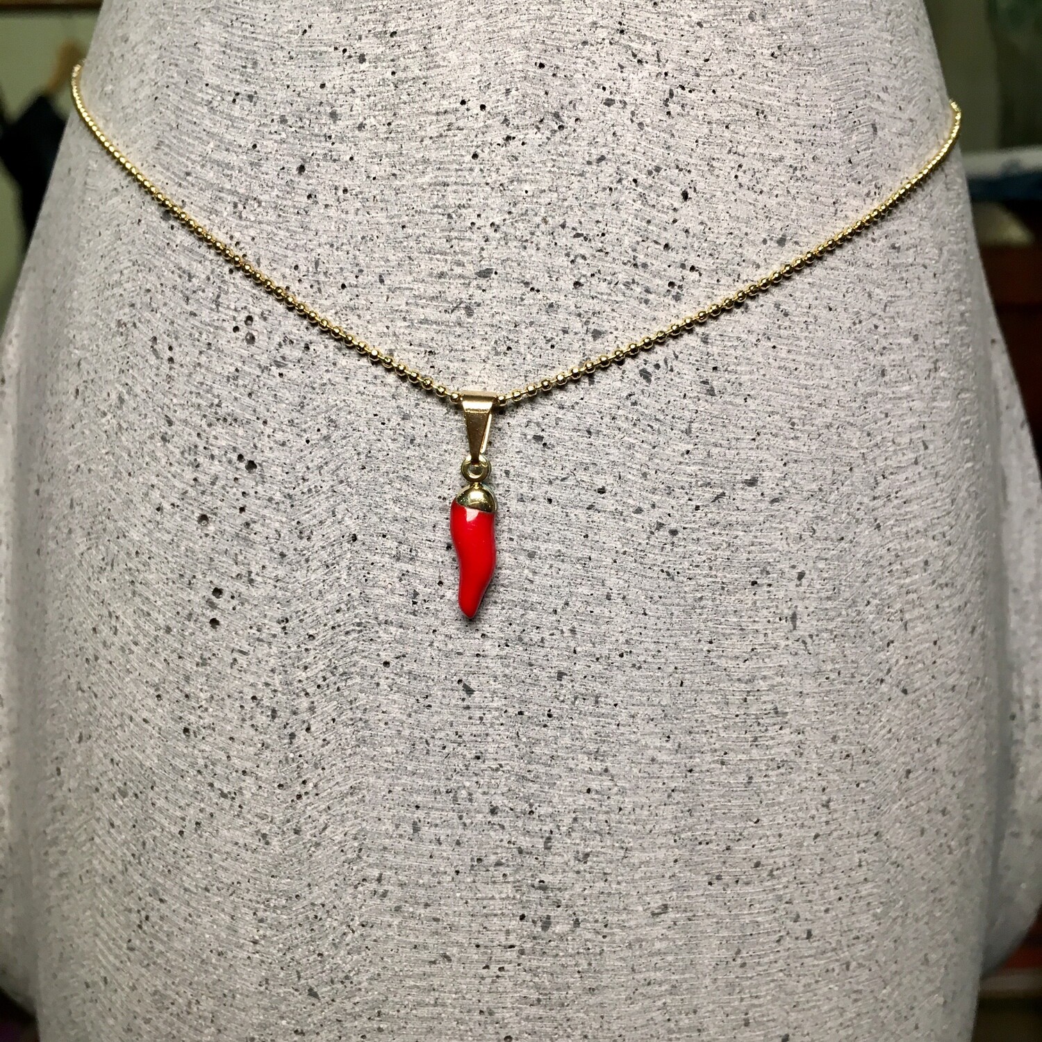 Horn Necklace / Chile Necklace