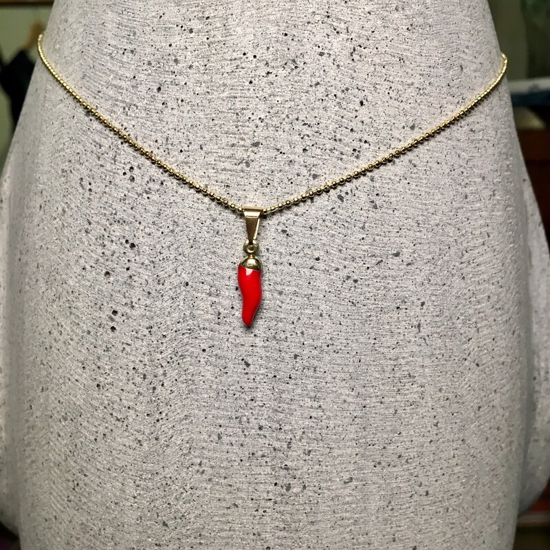 Horn Necklace / Chile Necklace