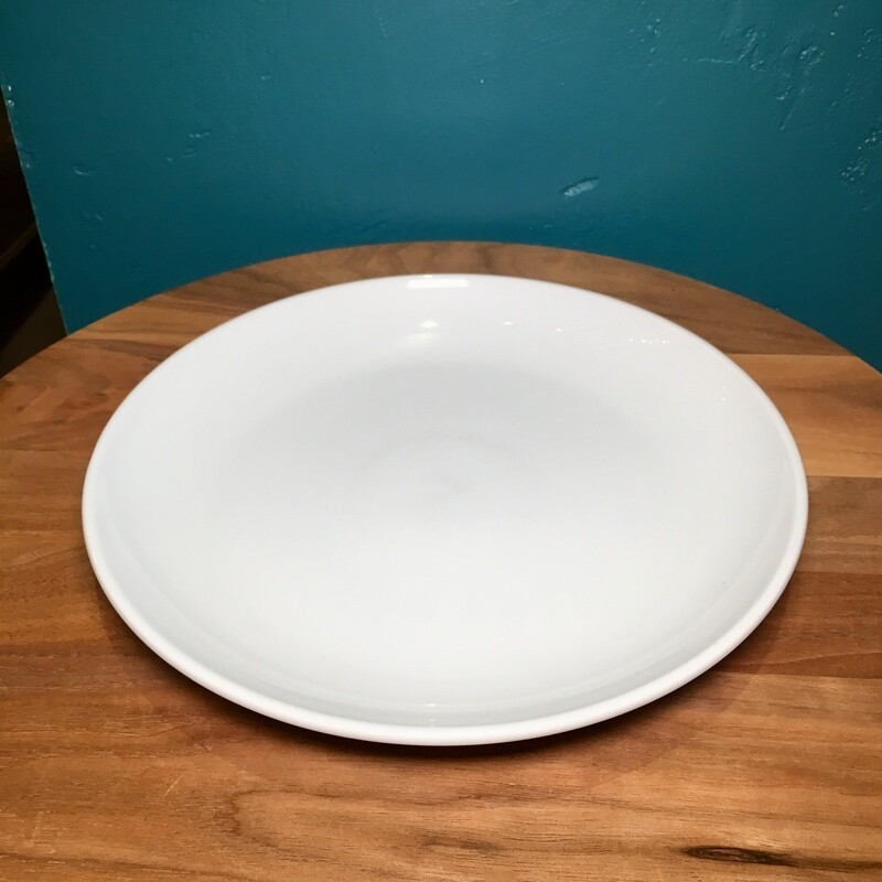White Porcelain Plate - 8.5&quot;
