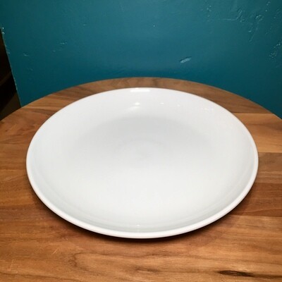 White Porcelain Plate - 8.5&quot;