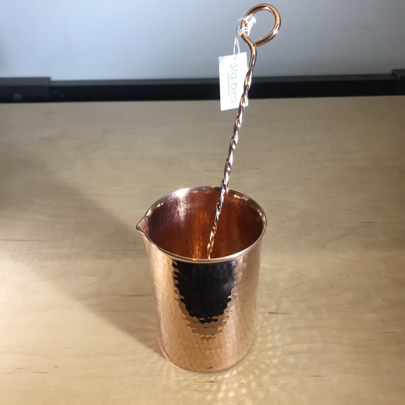 Copper Cocktail Mixing Beaker (aka Mixing Glass)