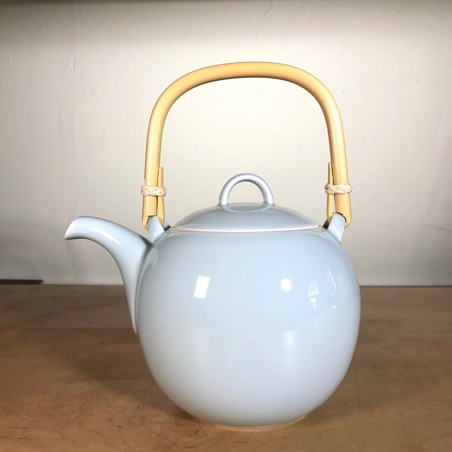 Japanese Ceramic Tea Pot Sky Blue