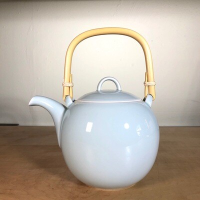 Japanese Ceramic Tea Pot Sky Blue