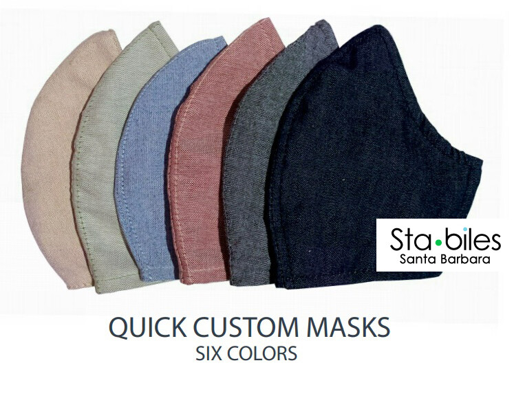 BULK ORDER Artisanal Chambray Masks - 6 Color Options