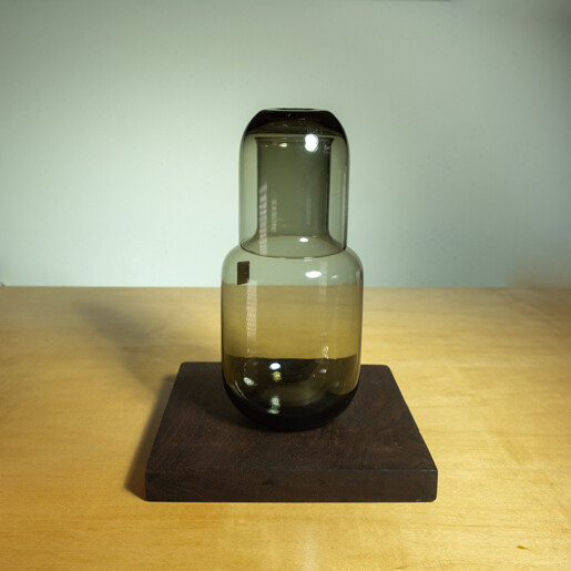 Japanese Crystal Carafe Grey