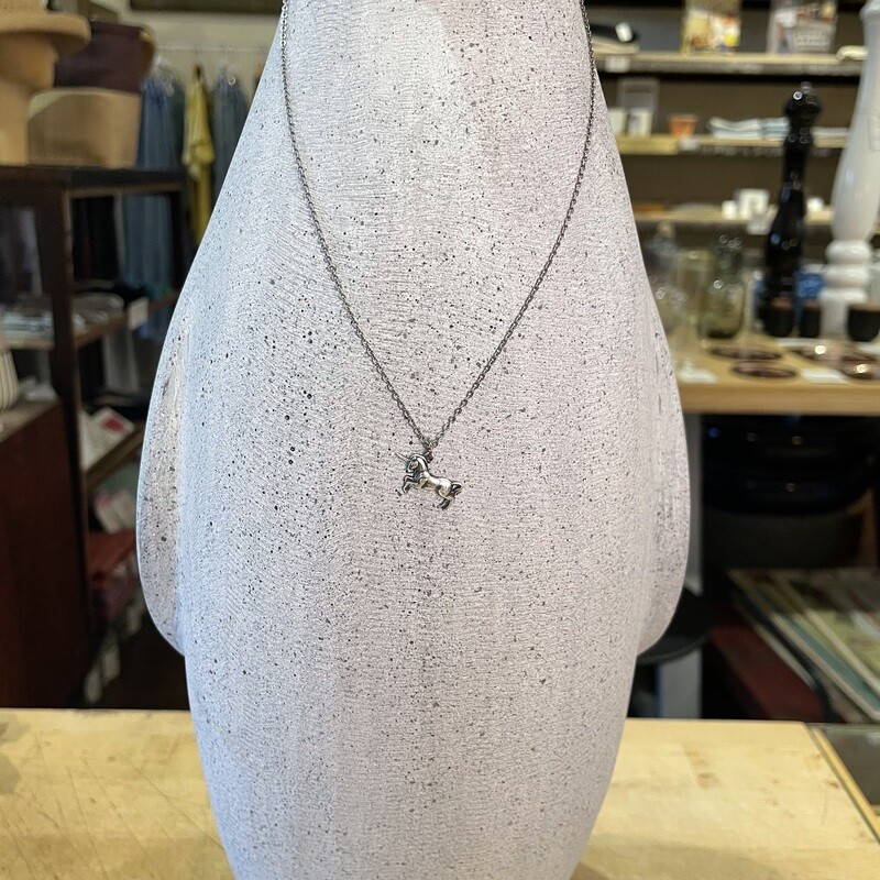 Silver Unicorn Necklace