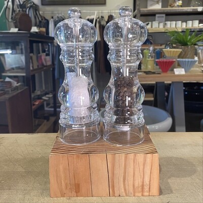 Acrylic Salt and Pepper Mills (8") - Set