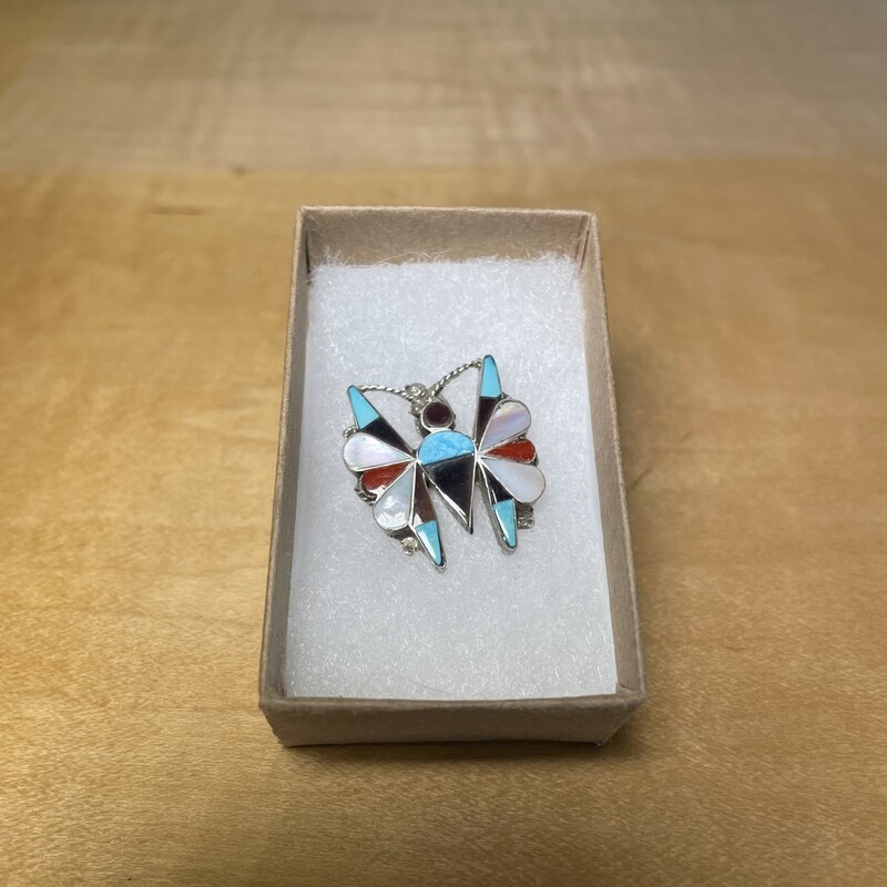 Sterling Butterfly Brooch