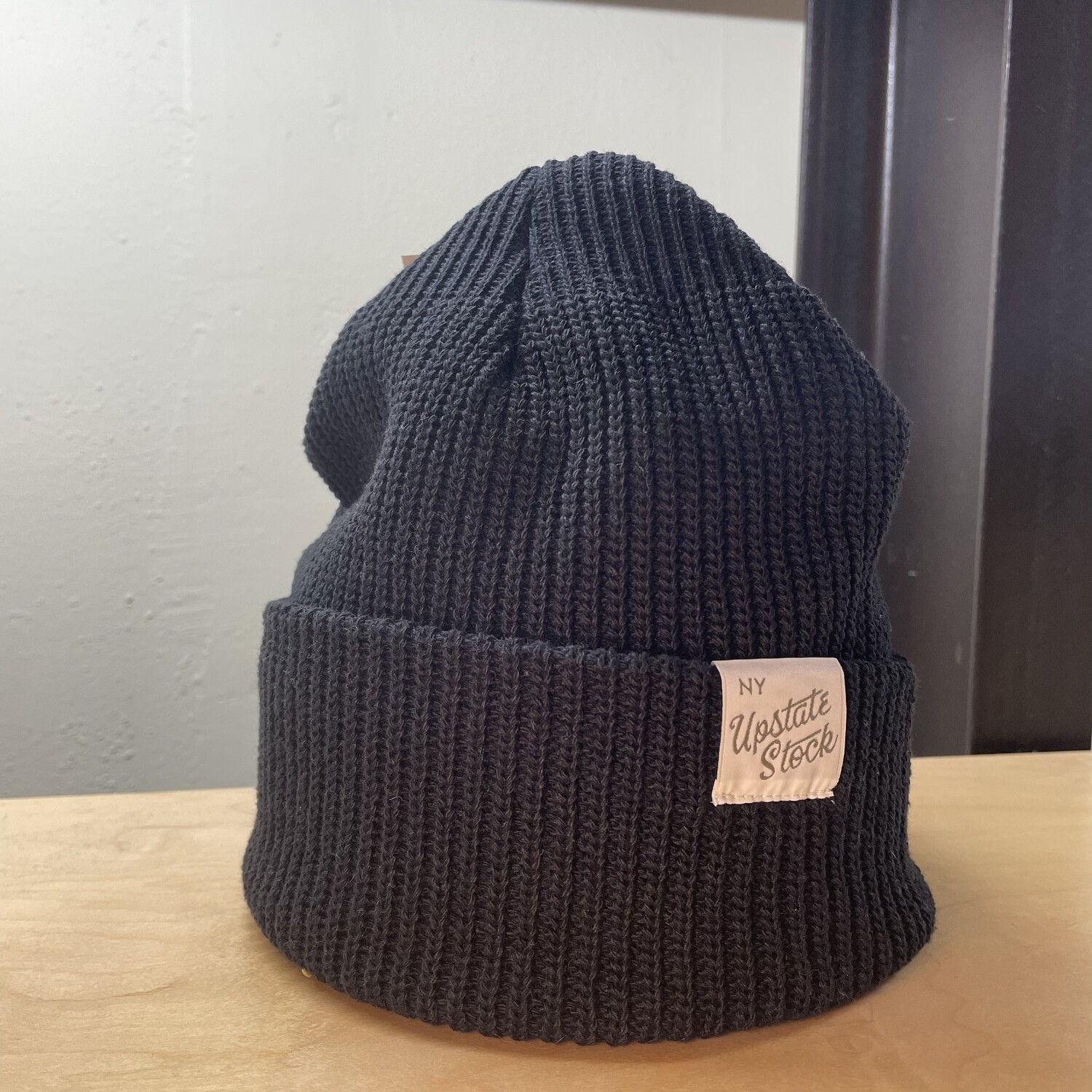 Up-cycled Cotton Beanie - Black
