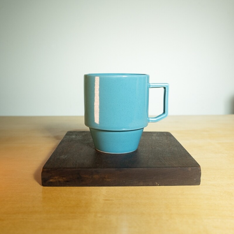 JAPANESE BLOCK MUG - TEAL