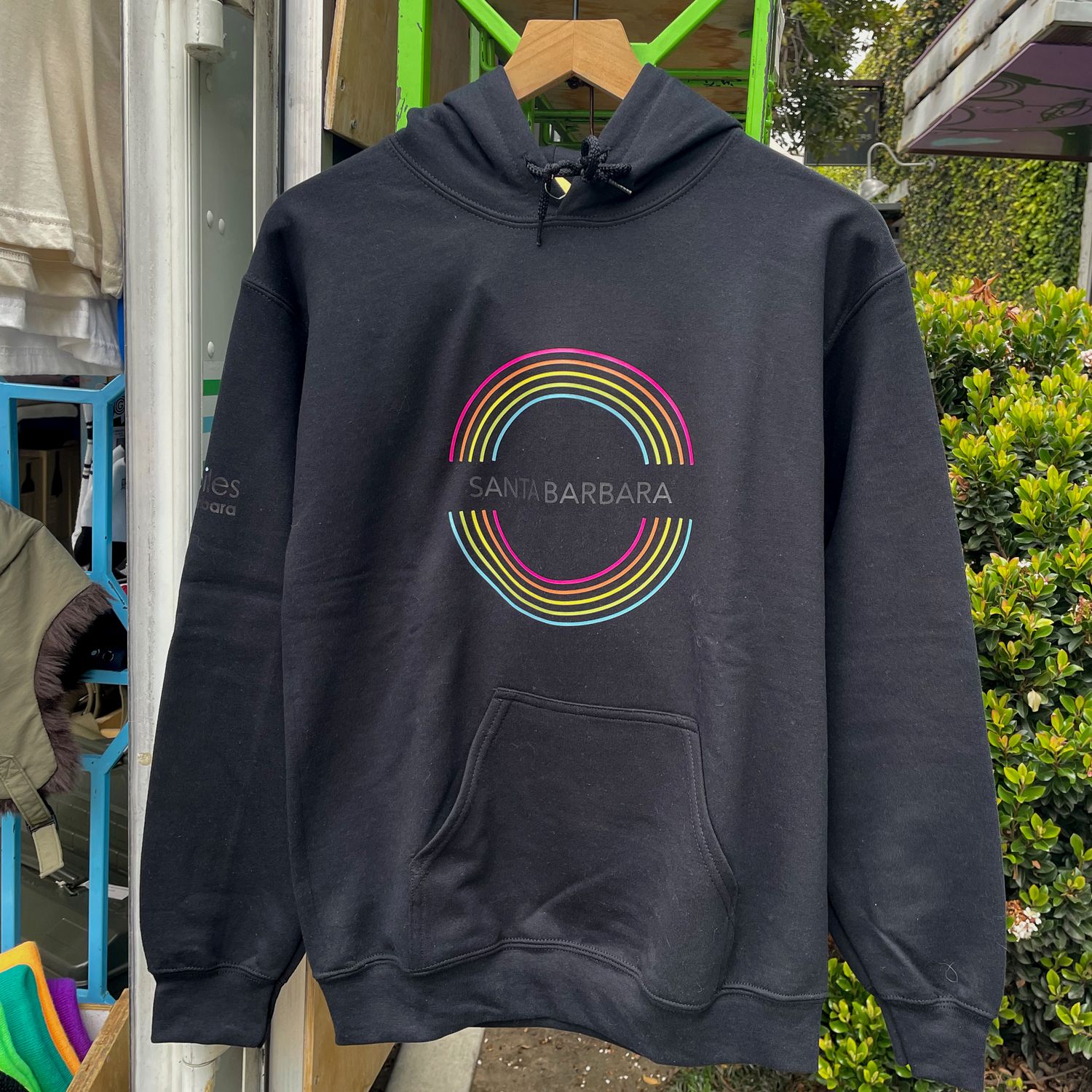 BLACK Sam Guzmàn X Double Rainbow Santa Barbara HOODIE
