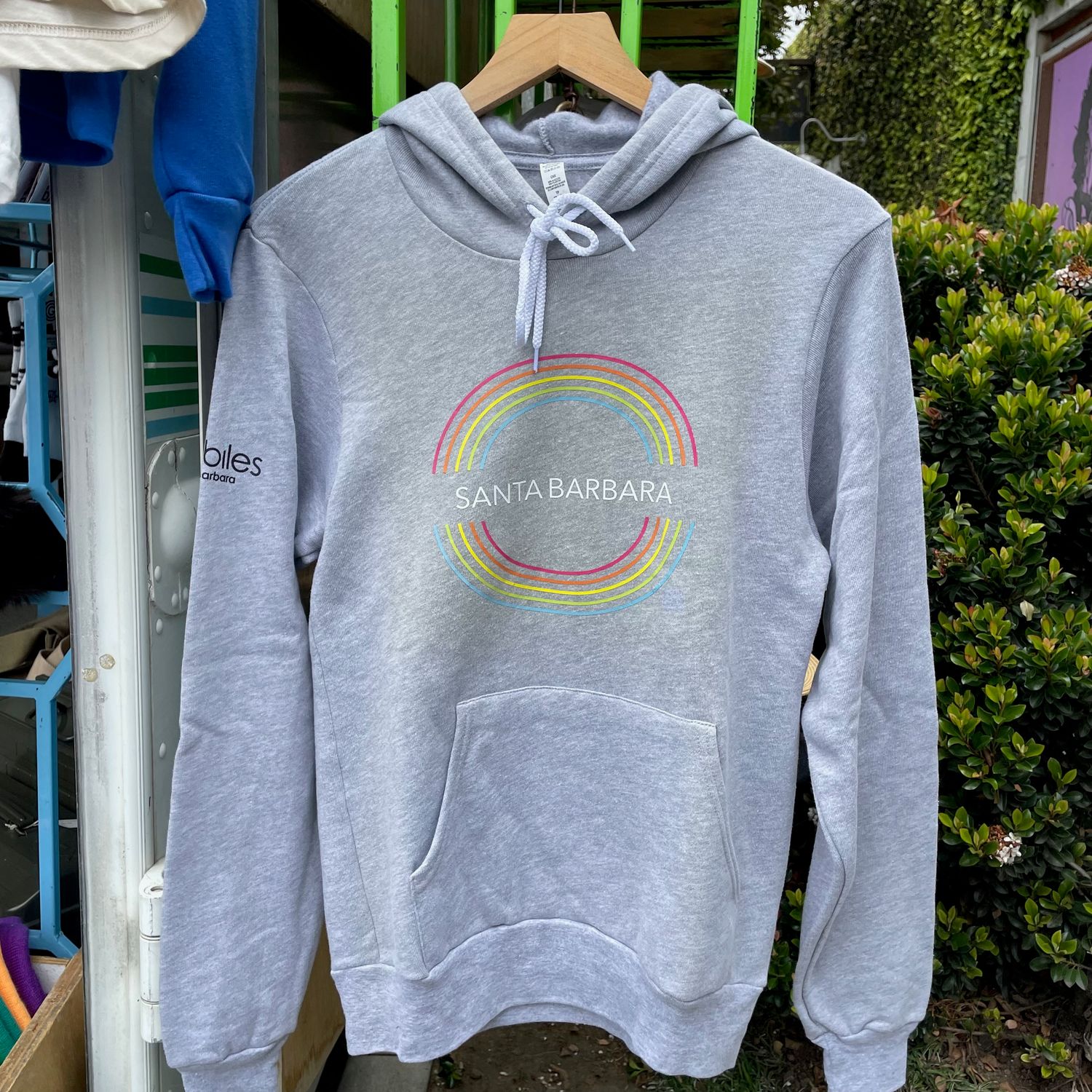 Santa Barbara Double Rainbow Hoodie X Sam Guzman GREY