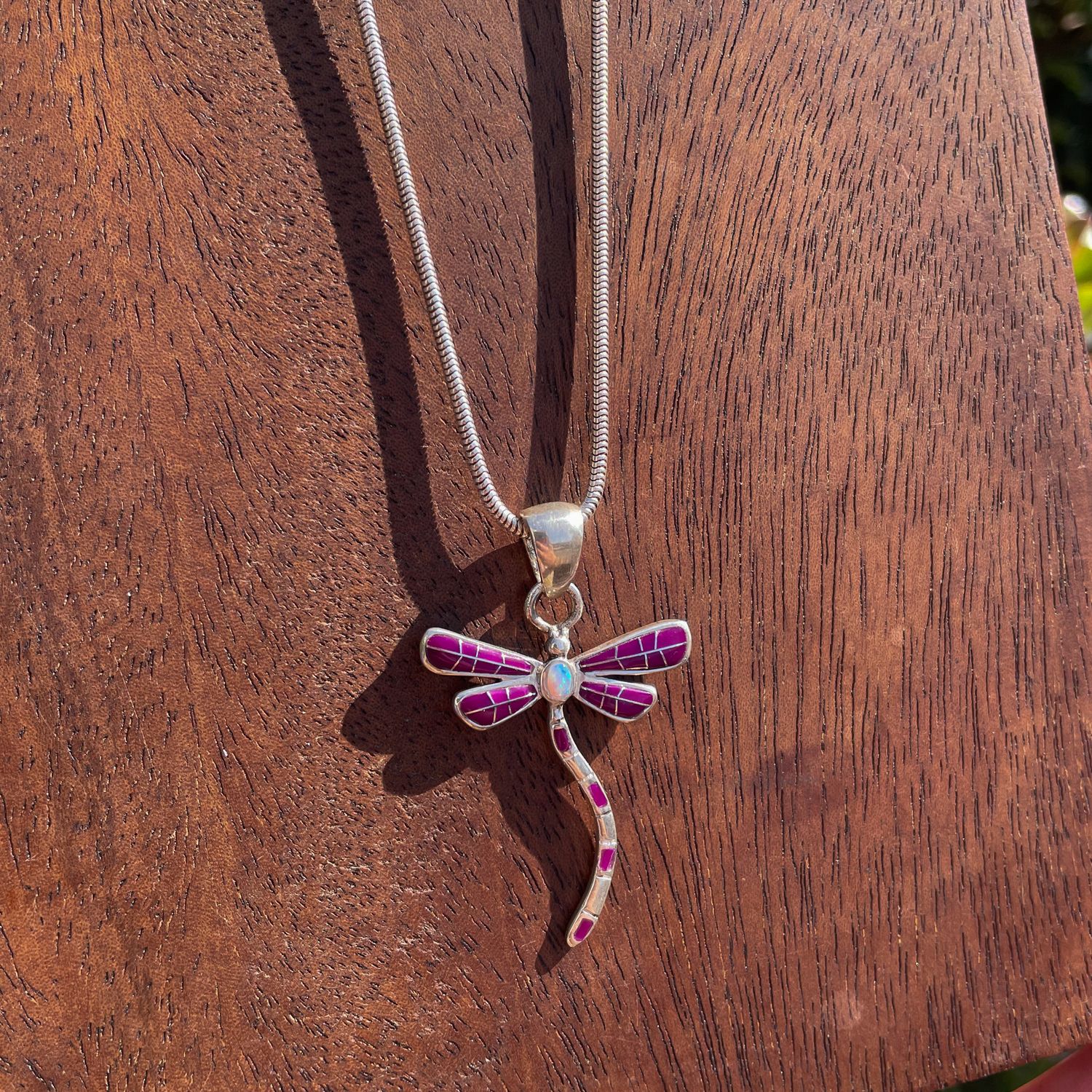 Firefly Necklace Garnet