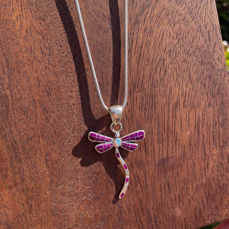 Firefly Necklace Garnet