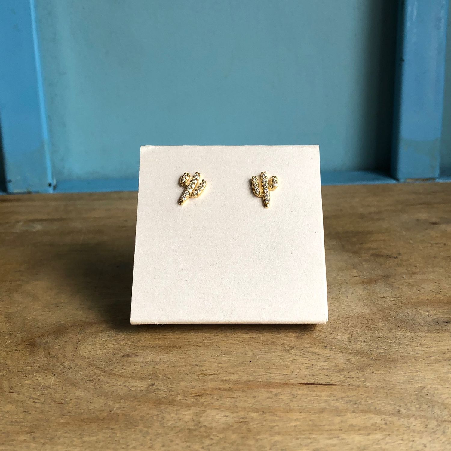 CZ Cactus Studs