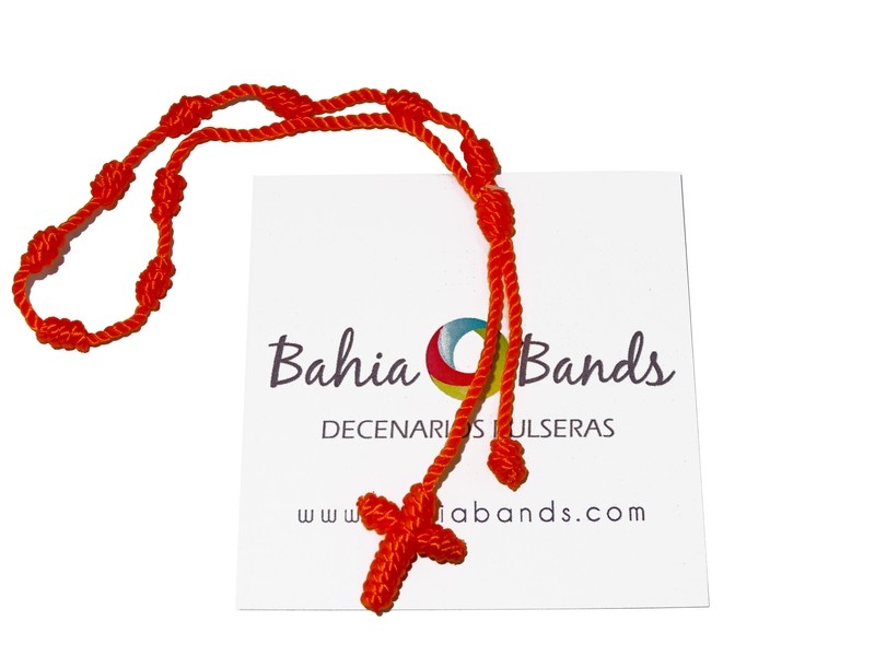Burnt Orange Decenario Bracelet (Decenarios Pulseras)
