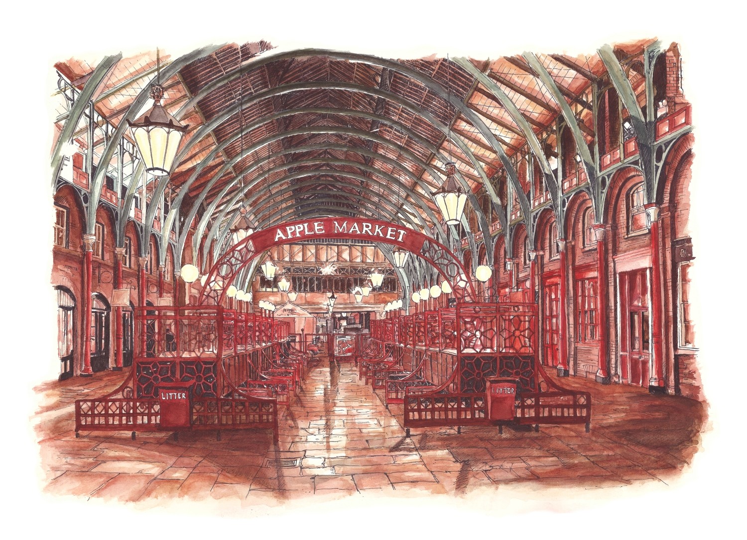 Covent Garden Apple Market - London