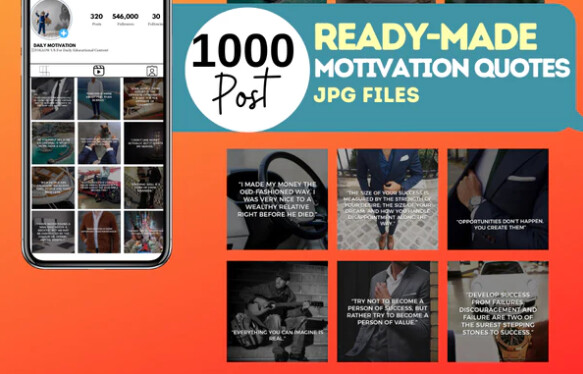 เทมเพลต 1,000 คำคมแรงจูงใจ  โพสต์ได้ทั้งปีไม่มีซ้ำ