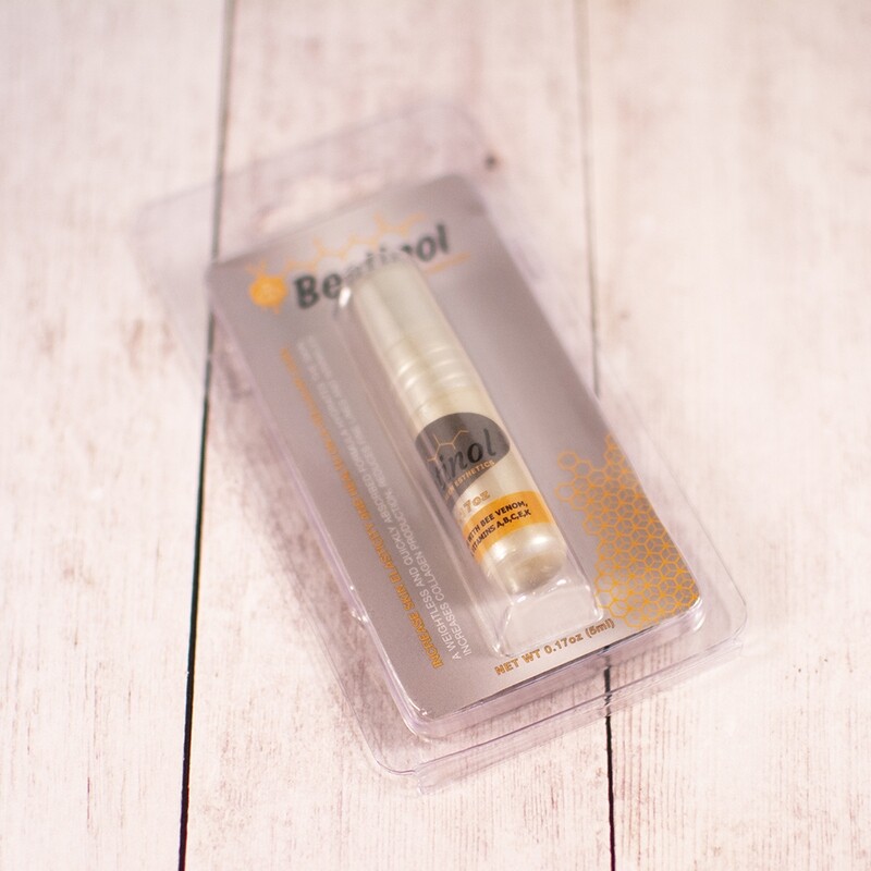 Beetinol Anti-aging Serum in roller ball applicator