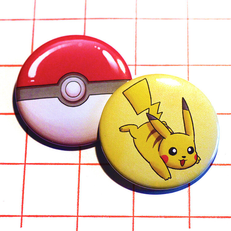 Pokémon 2.25&quot; button/macaron (12 designs)