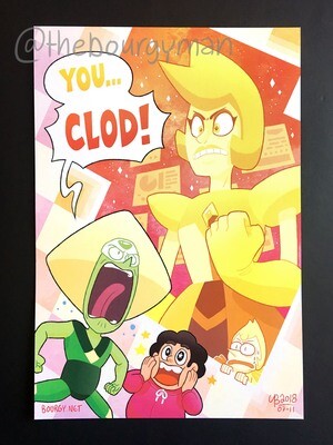 Yellow Diamond (Steven Universe) 12 x 18" poster/affiche