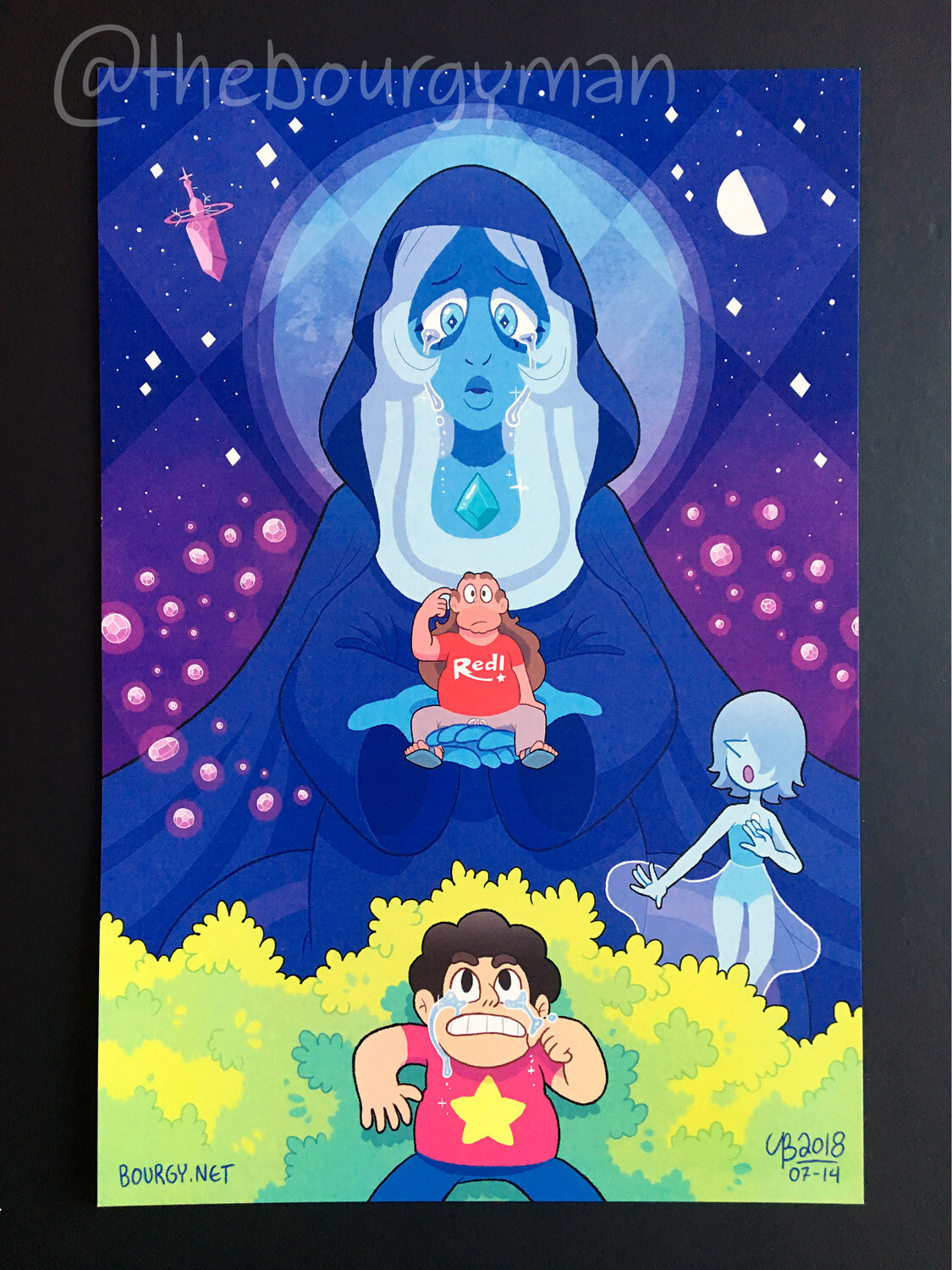 Blue Diamond (Steven Universe) 12 x 18" poster/affiche