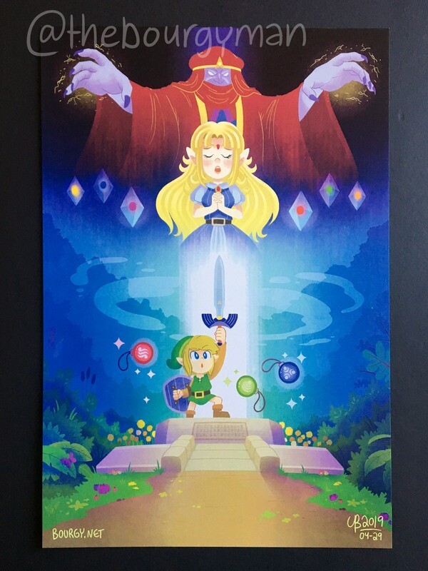 A Link To The Past (Legend of Zelda) 12 x 18&quot; poster/affiche